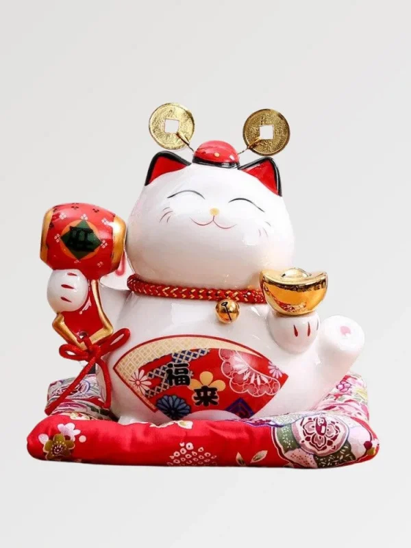 alcancía tradicional Maneki Neko