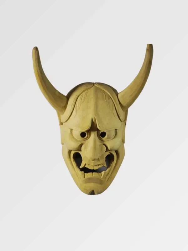 máscara oni japonesa artesanal