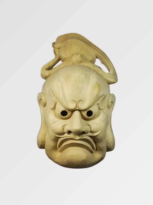 máscara japonesa komori para teatro