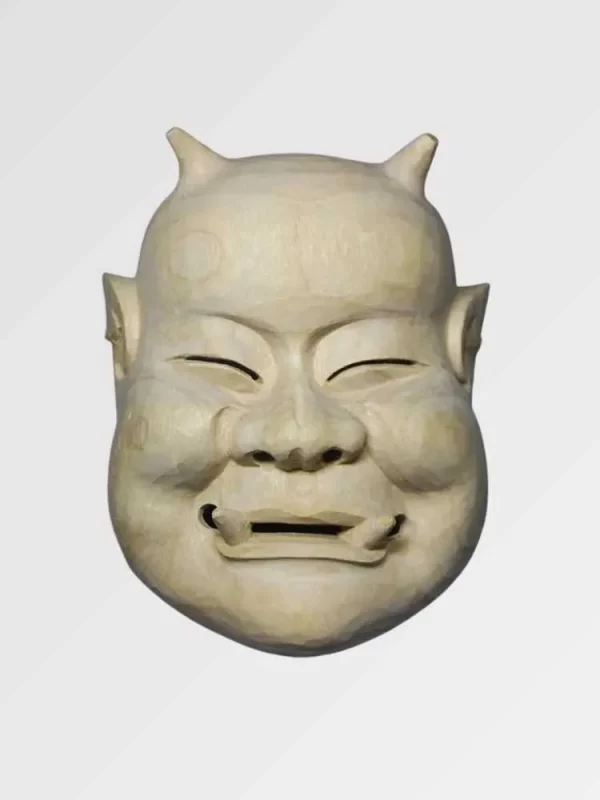 máscara japonesa shiata artesanal
