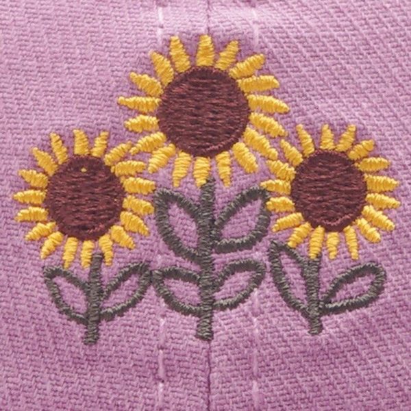 gorra estilo girasol bordada
