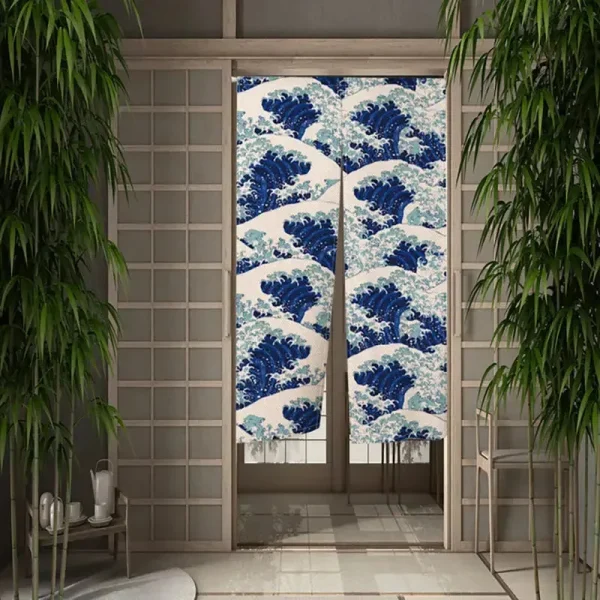 cortina japonesa ola de kanagawa