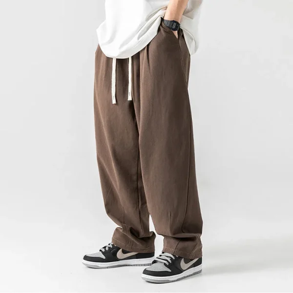 pantalones cómodos de algodón japonés