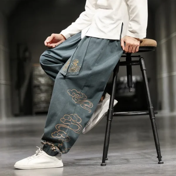 pantalones de harén japoneses