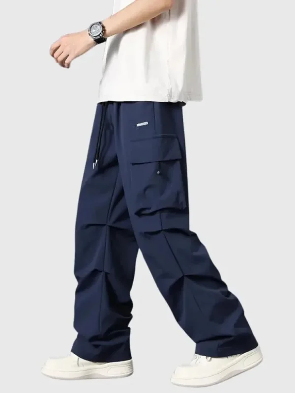 pantalones cargo azules tsushima