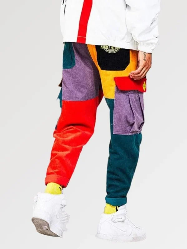 pantalones cargo color bind