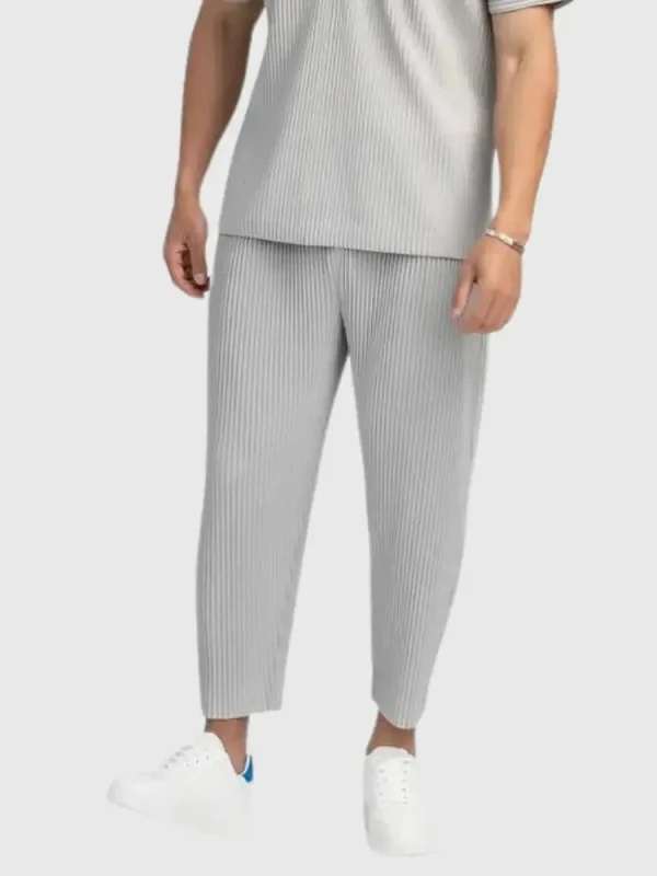 pantalones hombre estilo plisado kotsha