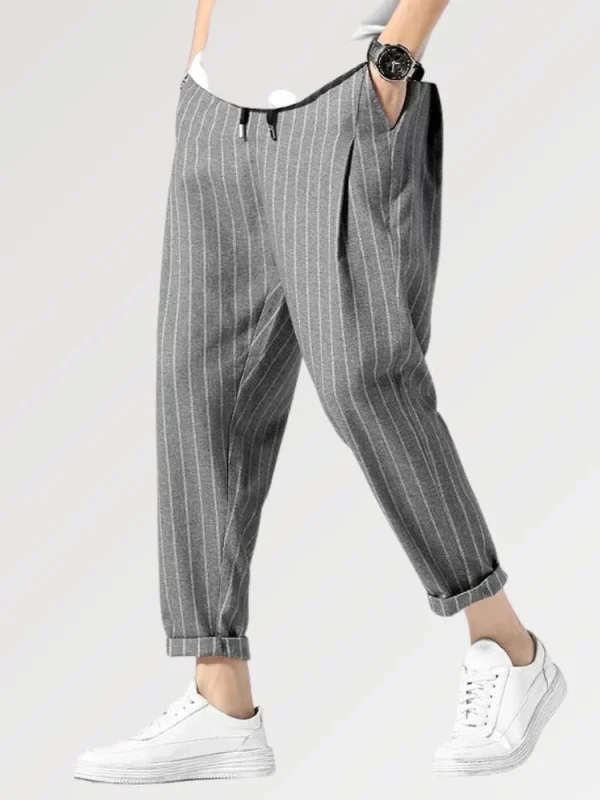 pantalones de rayas para hombre stainah