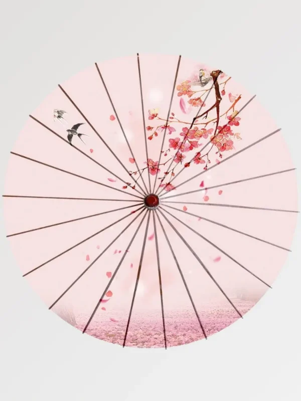 paraguas japones sakura clasica