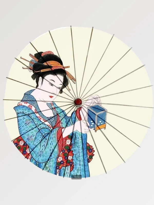 sombrilla japonesa geisha shika