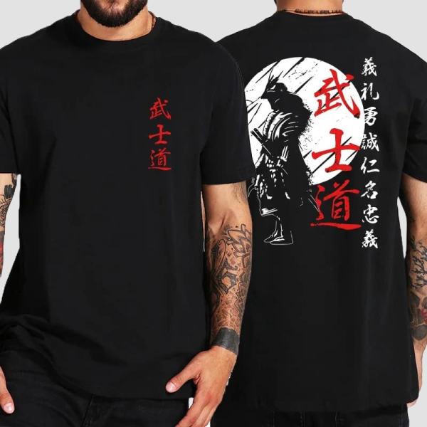 camiseta de samurái