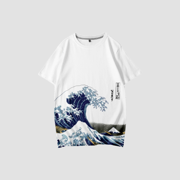 camiseta de la ola de Kanagawa