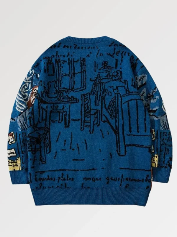 suéter japonés full wool para hombre
