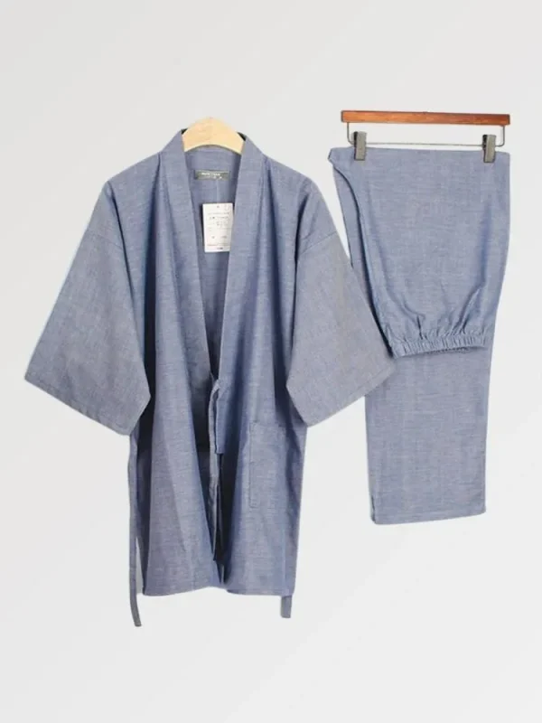 pijama estilo kimono bushi japonés
