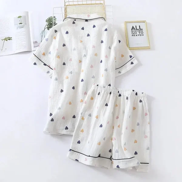conjunto de pijama japonés corto