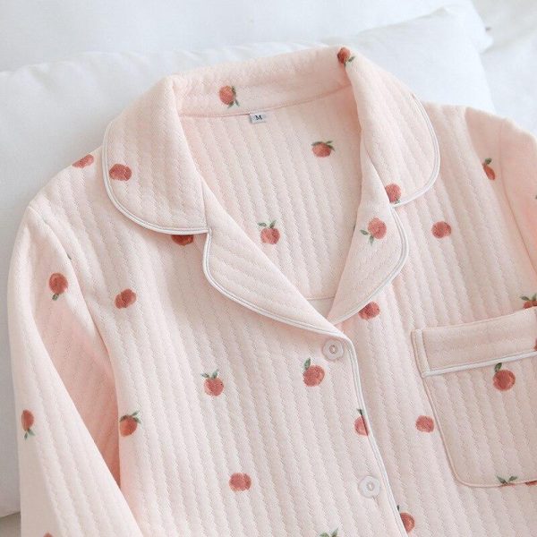 pijama grueso de estilo japonés