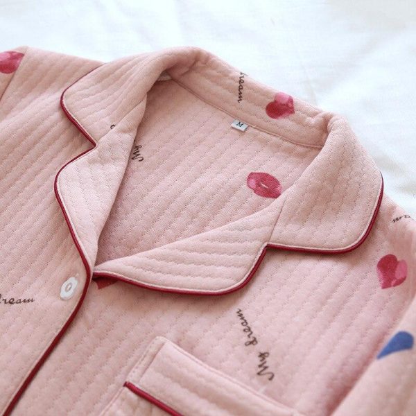 pijama japonés de algodón grueso