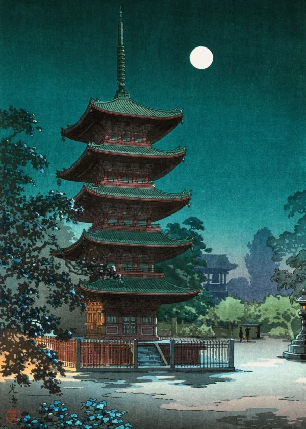 póster vintage de Japón