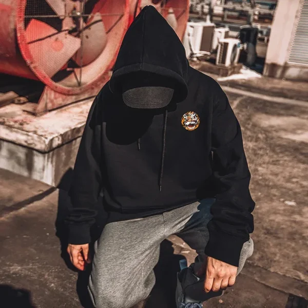 sudadera con estampado japonés