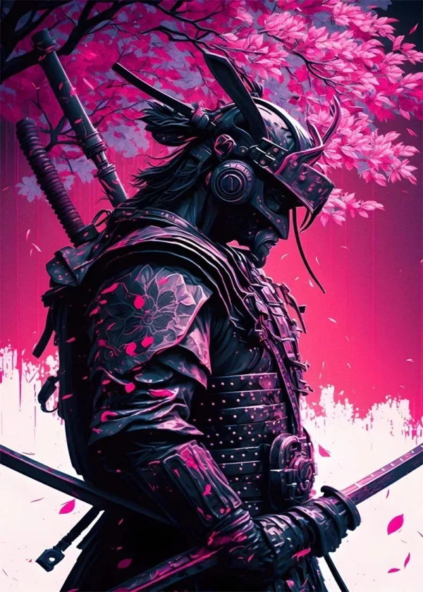 arte japonés samuráis