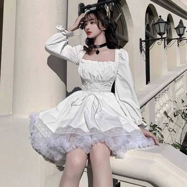 vestido kawaii de colores brillantes