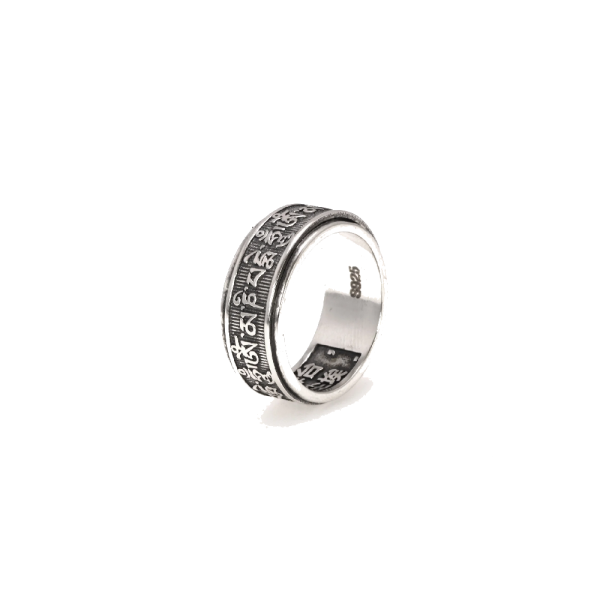anillo de plata japonés