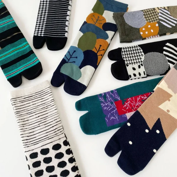 calcetines tabi japoneses para hombre