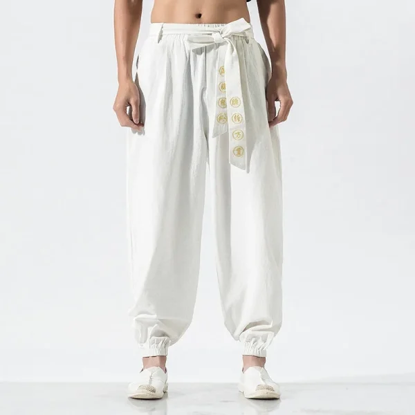 pantalones de hombre de estilo japonés