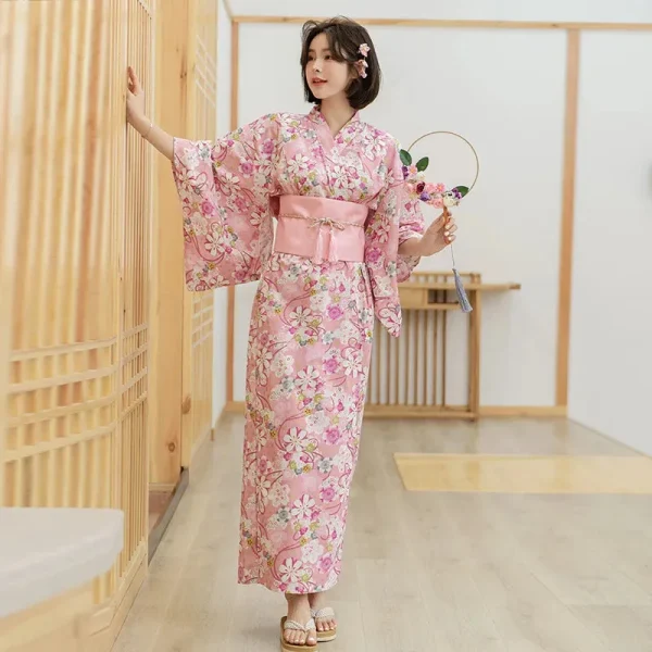 kimono de algodón para mujer
