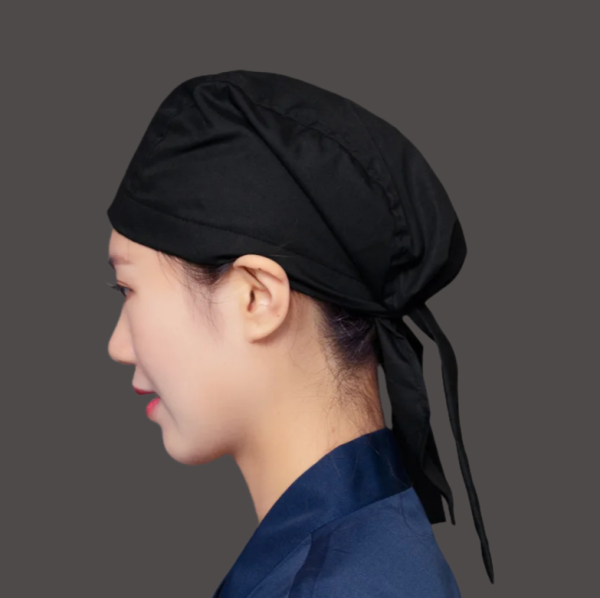 gorro de chef japonés