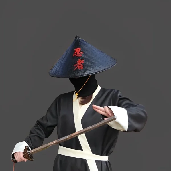 sombrero tradicional de samurái