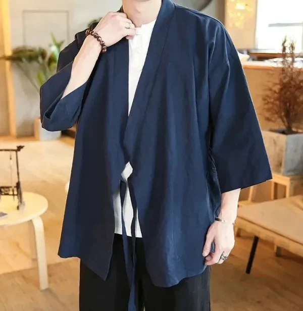 chaqueta kimono tradicional para hombre