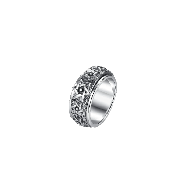 anillo de hombre de estilo japonés