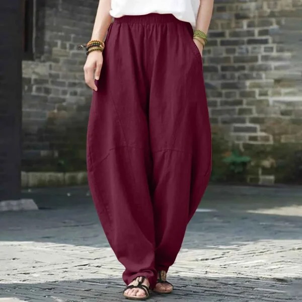 pantalones japoneses para mujer estilo sarouel