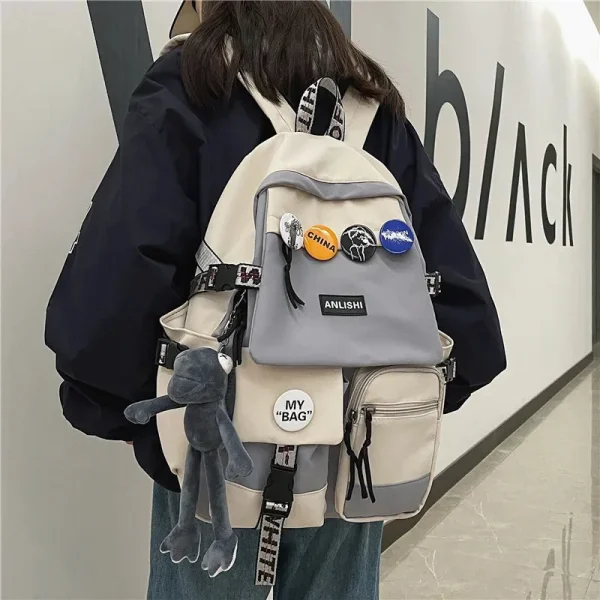 mochila de estilo japonés