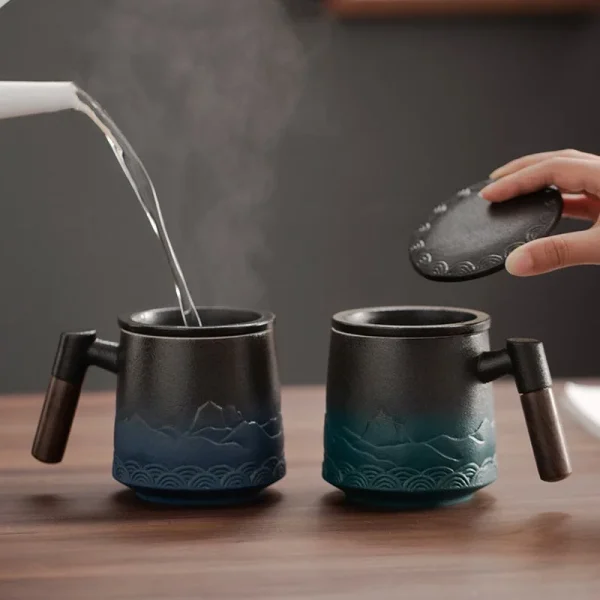 taza de té japonesa