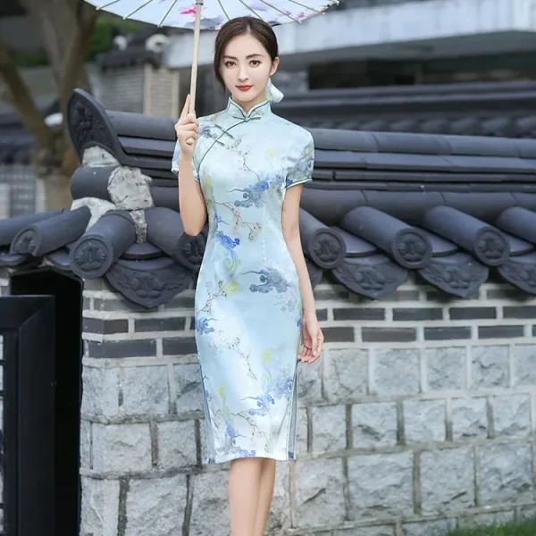 vestido de inspiración japonesa