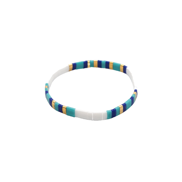 pulsera miyuki azul