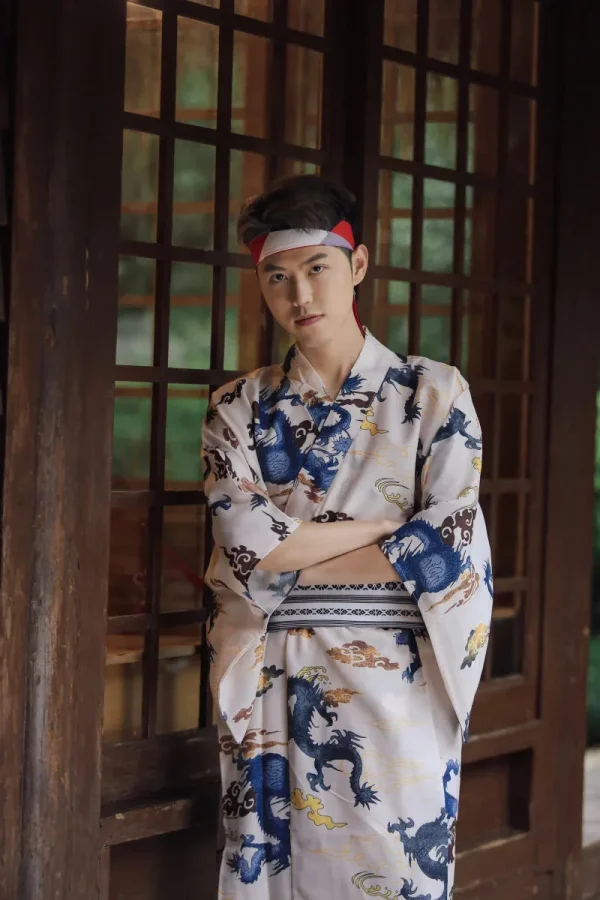 kimono de dragón para hombre