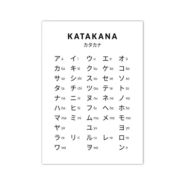 caligrafía japonesa en póster