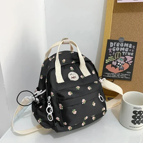 mochila con patrón japonés