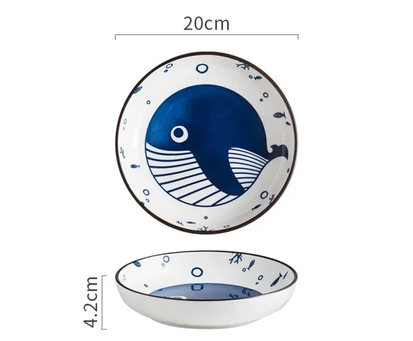 plato ballena japonesa