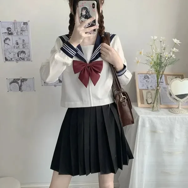vestido de colegiala japonesa