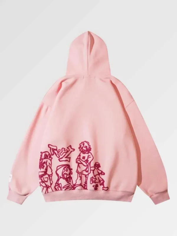 sudadera con capucha de calle okigami