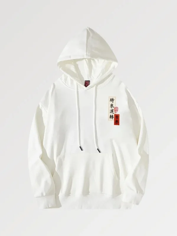 sudadera con bordado japonés aizuma