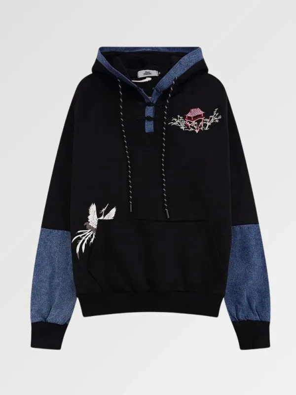 sudadera Sakura Floral Patchwork