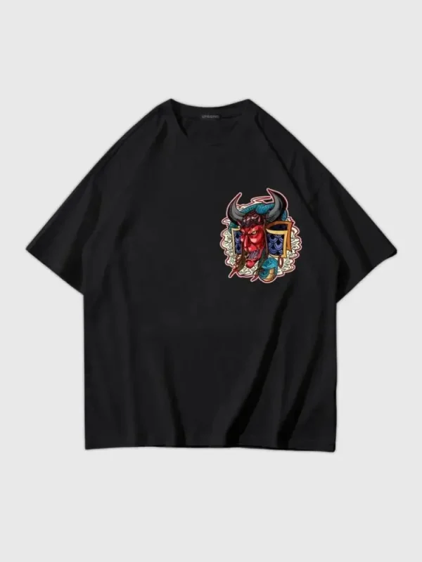 camiseta del demonio japonés oni yokai