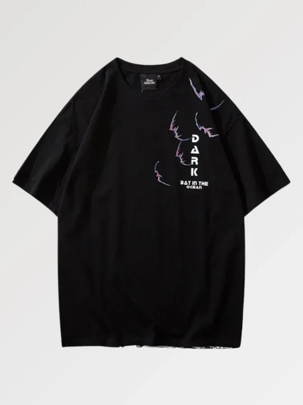camiseta de inspiración japonesa El océano