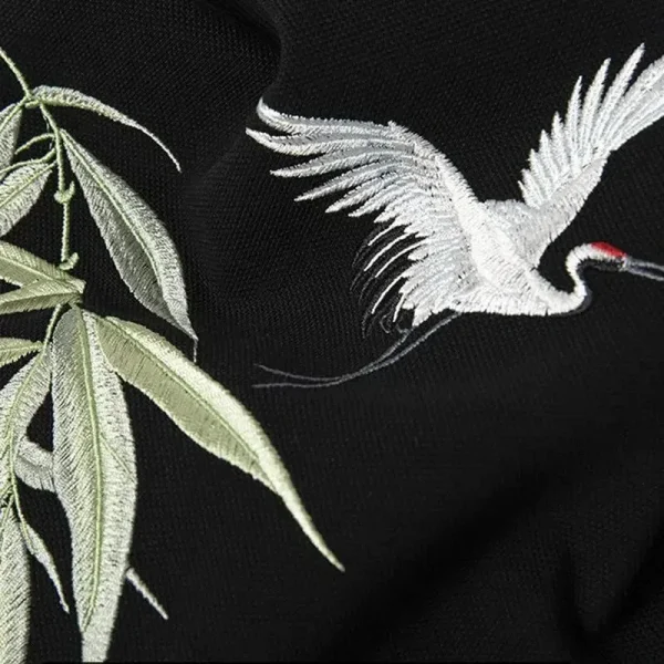 camiseta del pájaro japonés Ginowan