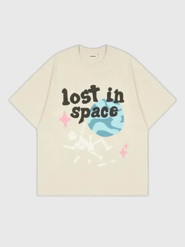 camiseta Perdidos en el espacio estilo retro